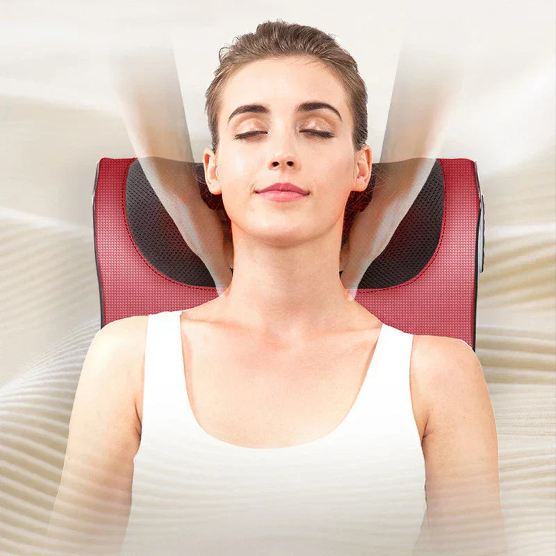 SANQUIX™ Red Pillow Massager – جهاز تدليك الوسادة الحمراء