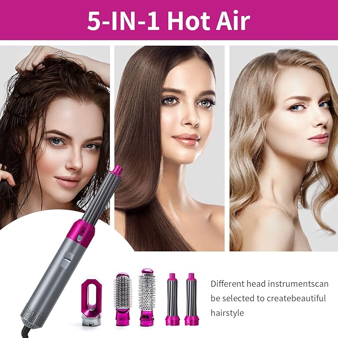 SANQUIX™ Hot Hair Brush 5 in 1 – فرشاة الشعر الساخنة 5 في 1