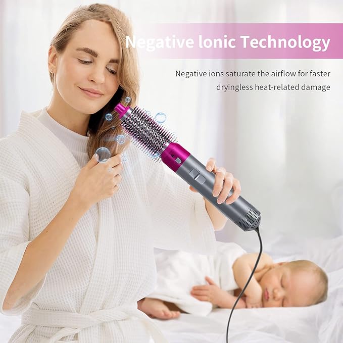 SANQUIX™ Hot Hair Brush 5 in 1 – فرشاة الشعر الساخنة 5 في 1