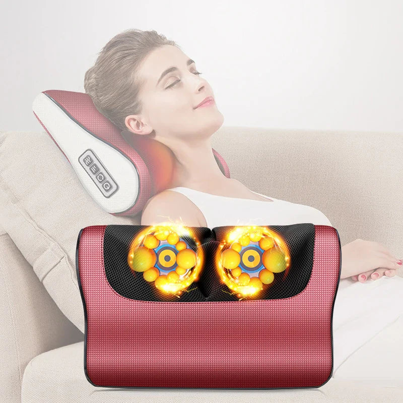 SANQUIX™ Red Pillow Massager – جهاز تدليك الوسادة الحمراء