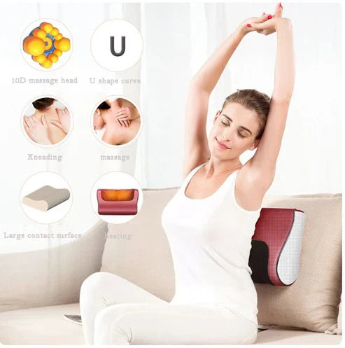 SANQUIX™ Red Pillow Massager – جهاز تدليك الوسادة الحمراء