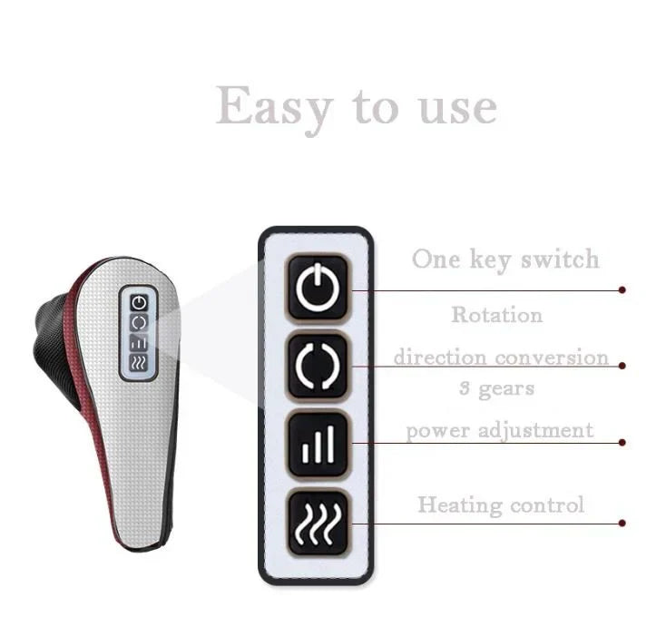 SANQUIX™ Red Pillow Massager – جهاز تدليك الوسادة الحمراء